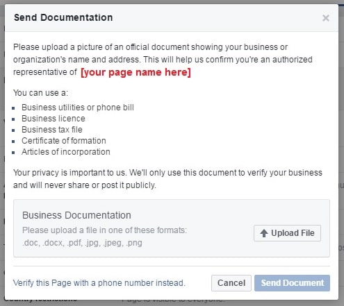 How to Verify Your Facebook Account